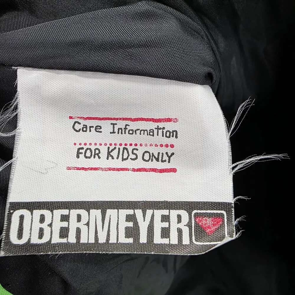 Obermeyer Jacket Unisex Kids M Multicolor Hooded Ski Colorblock Insulated